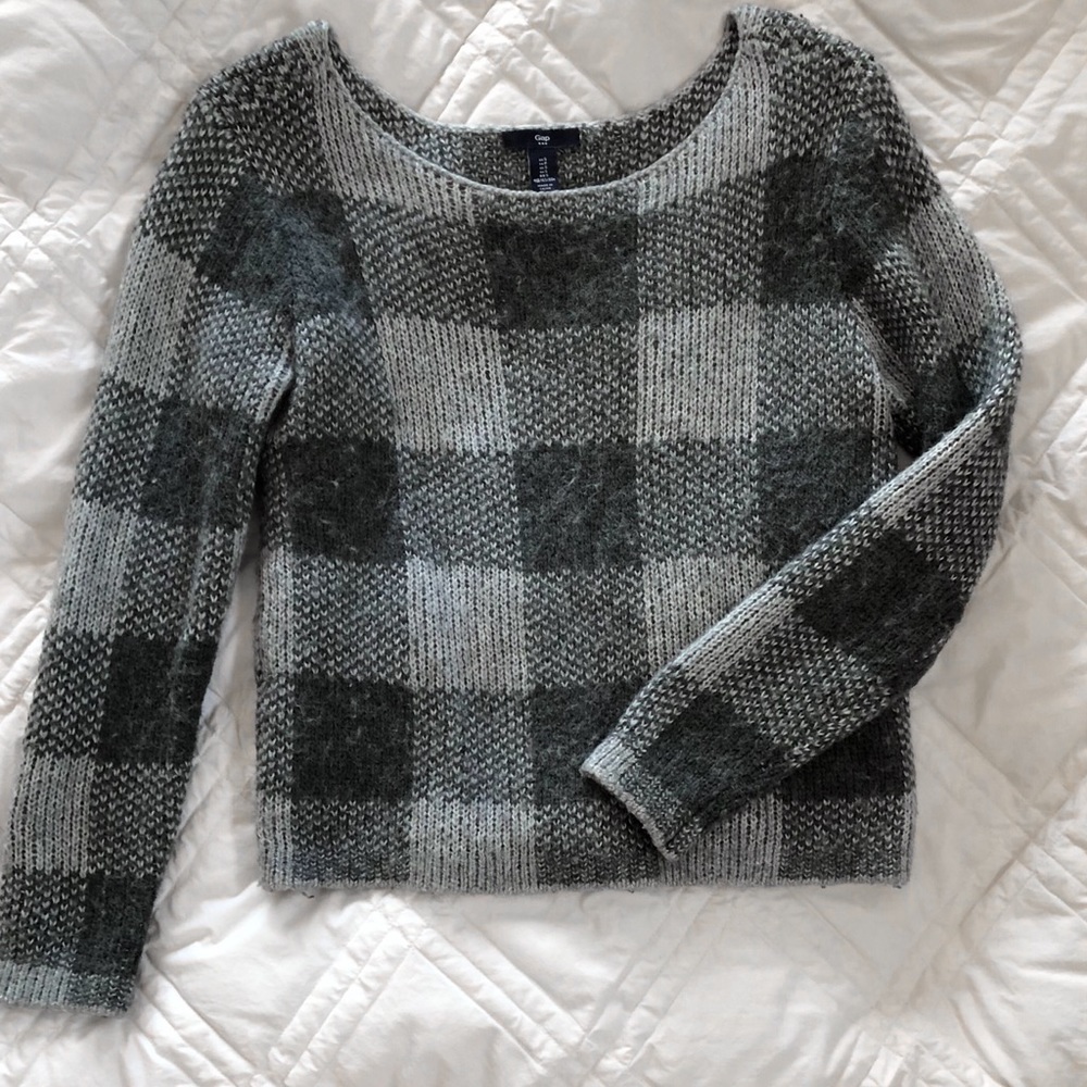 Gap plaid sweater